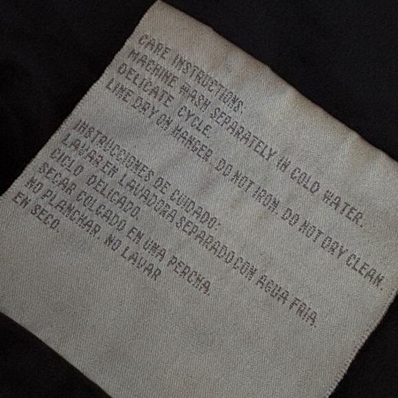 Y2K Leopard Fur Collar Croc Vinyl Jacket Upcycled Rolling Stones Glam Rock Black - Picture 9 of 11